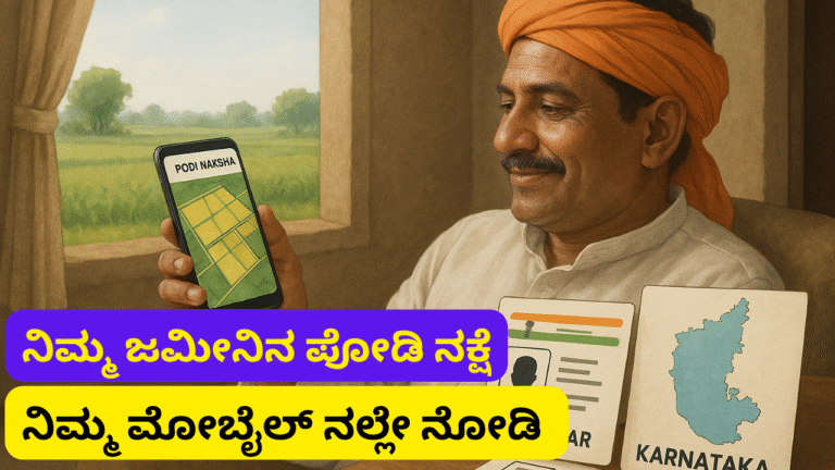 village land records in karnataka 2025 ಮೊಬೈಲ್‌ನಲ್ಲಿ ನಿಮ್ಮ ಜಮೀನಿನ ಪೋಡಿ ನಕ್ಷೆ ಪಡೆಯುವ ಸರಳ ವಿಧಾನ – ಭೂಮಿ ಡಿಜಿಟಲ್ ಸೇವೆ ಬಳಸುವ ತಂತ್ರ!